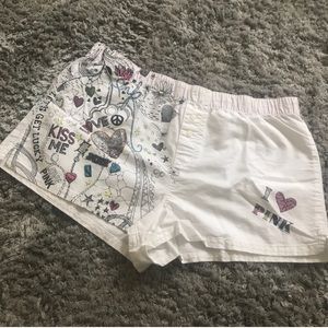 VS Pink pajama shorts
